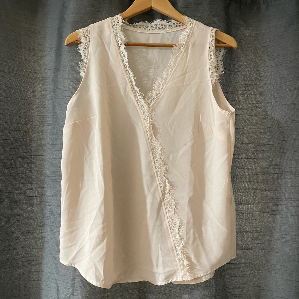 Fancy blouse tank top